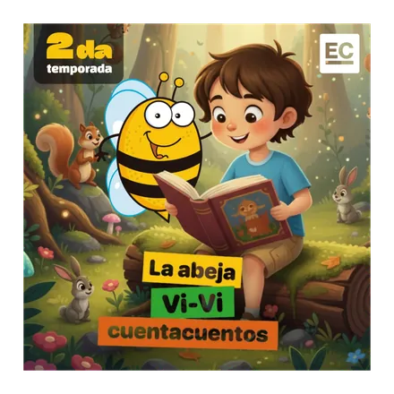 Portada de La abeja Vi-Vi cuentacuentos