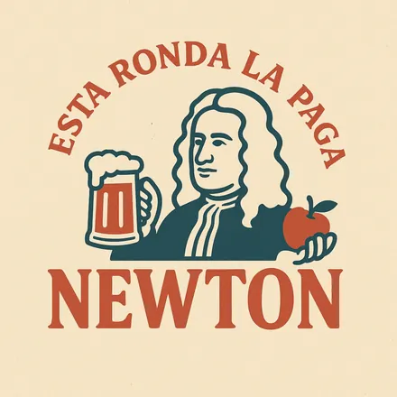 Portada de Esta ronda la paga Newton