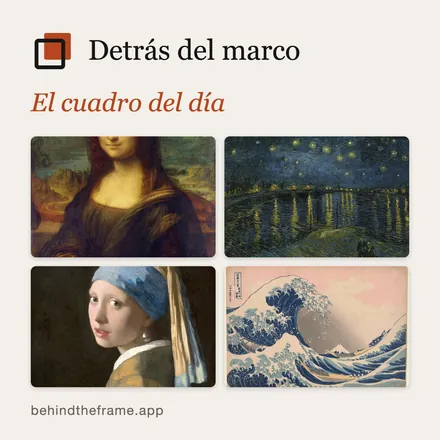 Portada de Detrás del marco – El cuadro del día