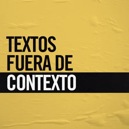 Portada de Textos fuera de Contexto