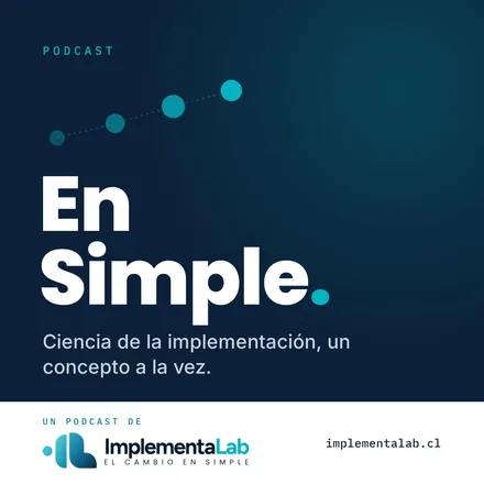 Portada de En simple. Ciencia de la Implementación, un concepto a la vez