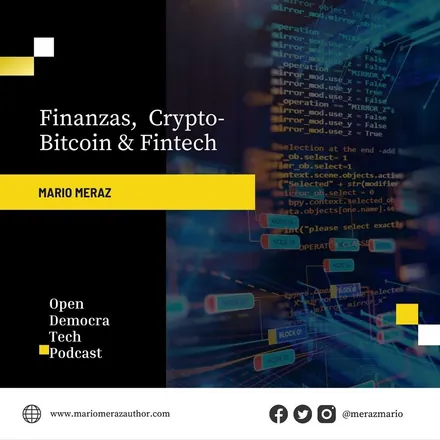 Portada de Mario Meraz  Finanzas, Fintech, Blockchain, Bitcoin, Ciberseguridad Podcast