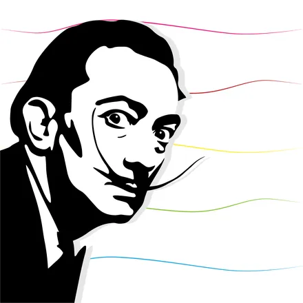 Portada de El éxtasis del oído de Dalí